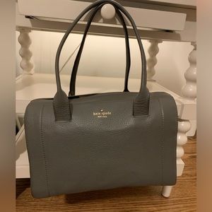 Kate Spade purse Mansfield Liv shoulder bag gray storm color